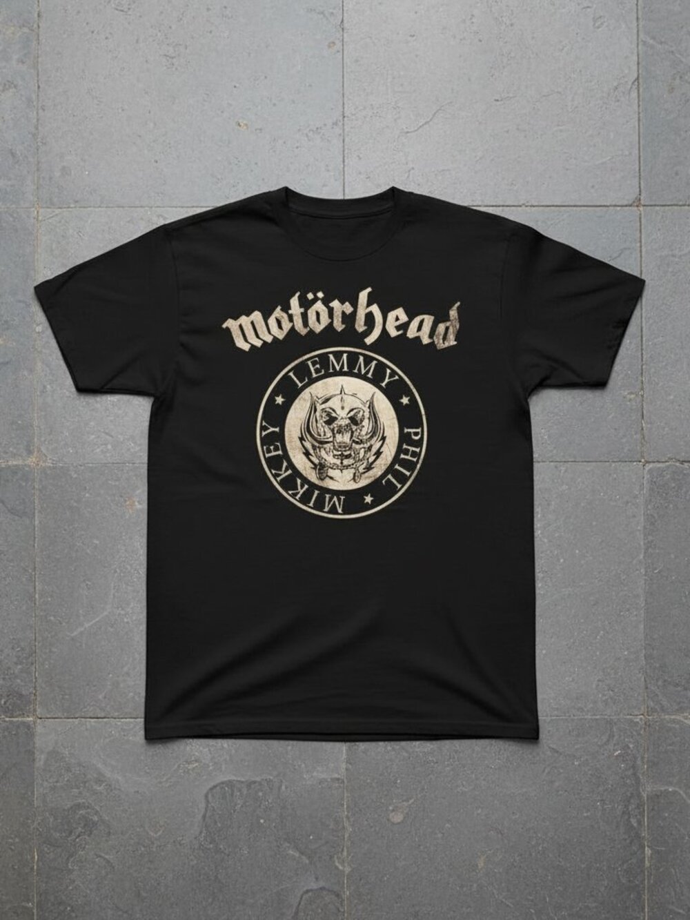 Motörhead Lemmy Kilmister Graphic T-Shirt – Vintage Rock Band Tee – Unisex Black